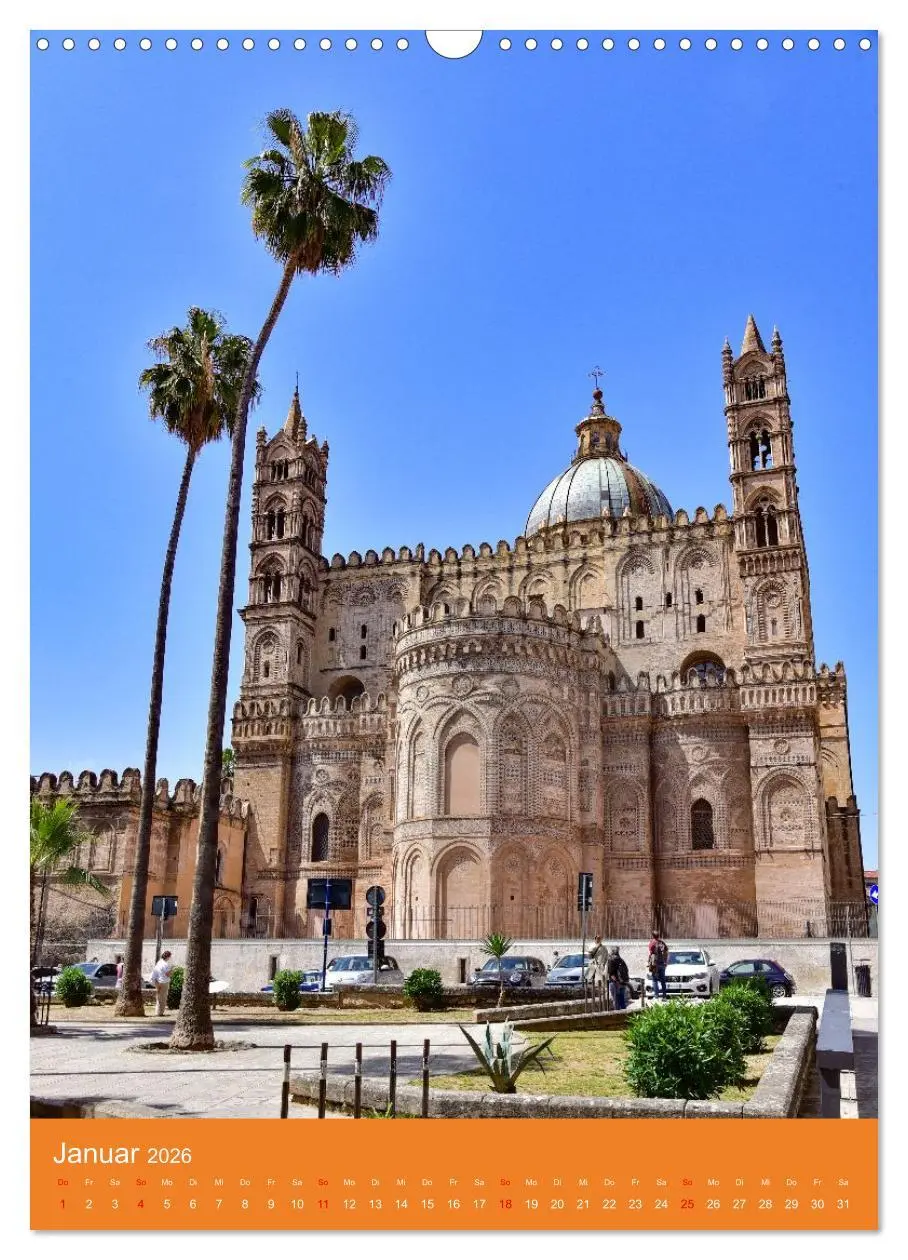 Bild: 9783516597950 | Spaziergang durch Palermo (Wandkalender 2026 DIN A3 hoch), CALVENDO...