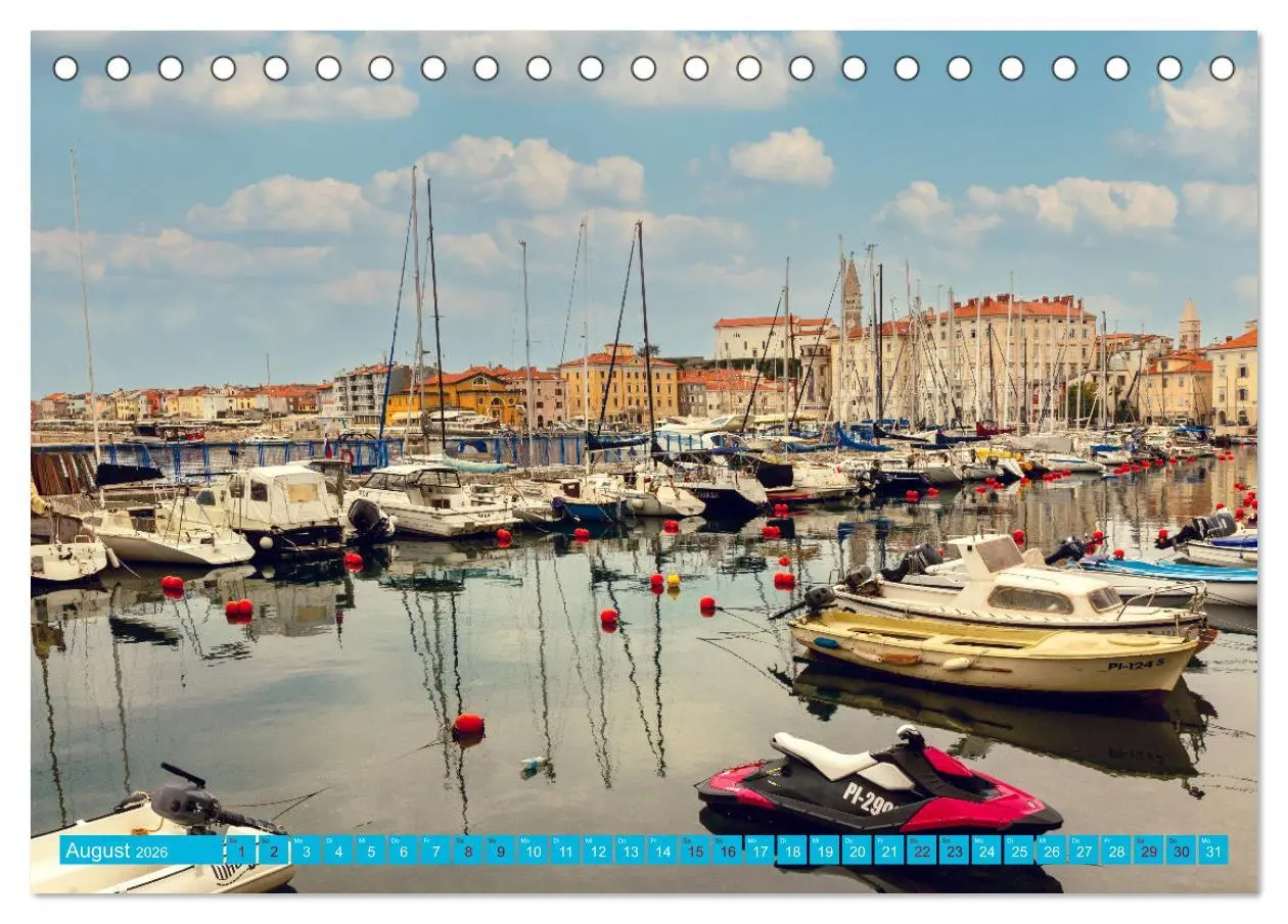 Bild: 9783457398050 | Piran - Slowenische Perle an der Adriaküste (Tischkalender 2026 DIN...