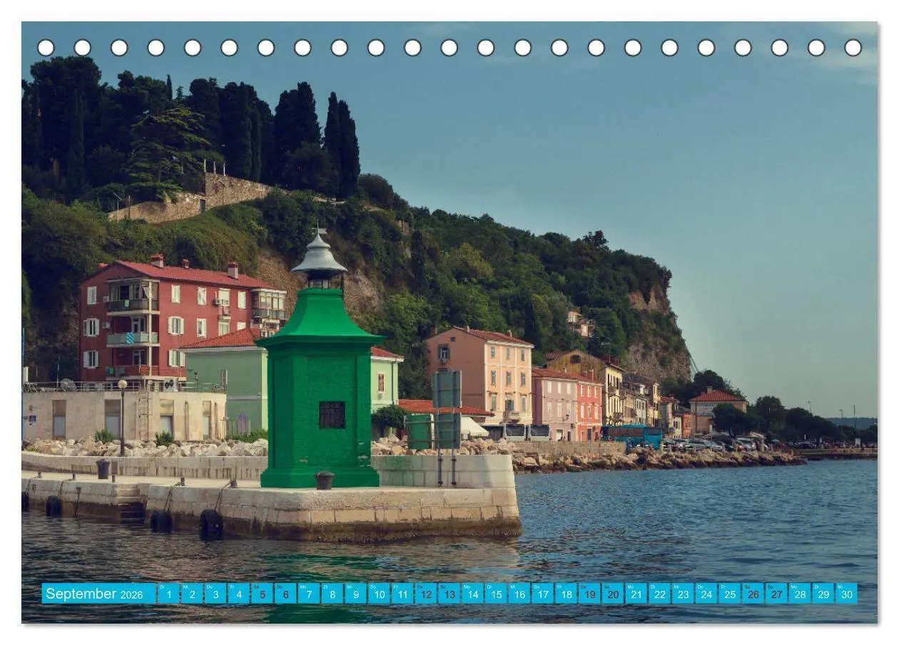 Bild: 9783457398050 | Piran - Slowenische Perle an der Adriaküste (Tischkalender 2026 DIN...