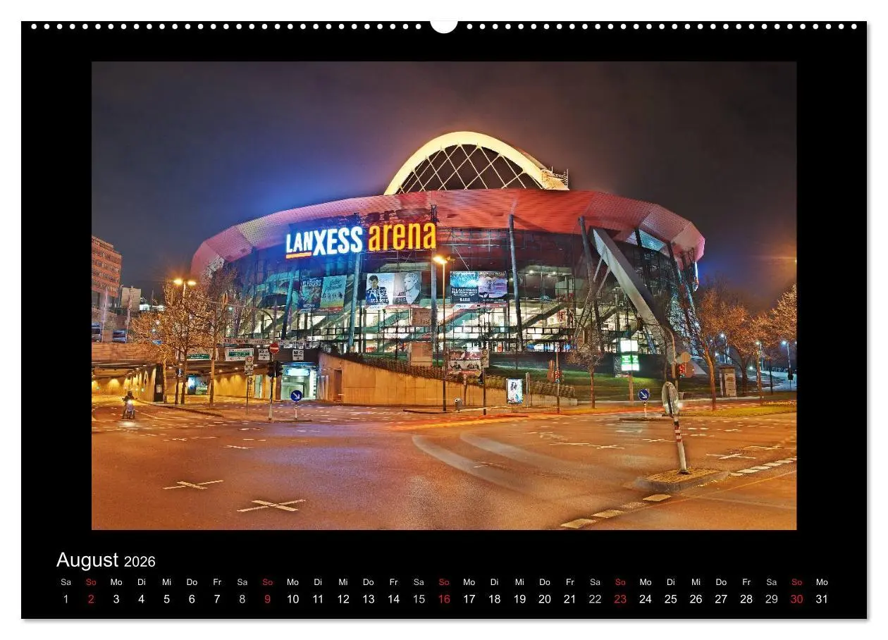 Bild: 9783516178050 | Köln - Nachts 2026 (Wandkalender 2026 DIN A2 quer), CALVENDO...