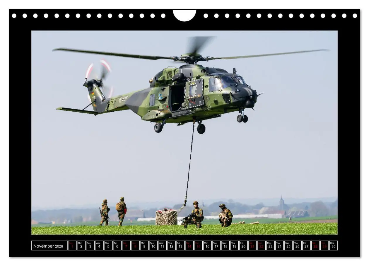 Bild: 9783516558050 | Military helicopters (Wall Calendar 2026 DIN A4 landscape),...