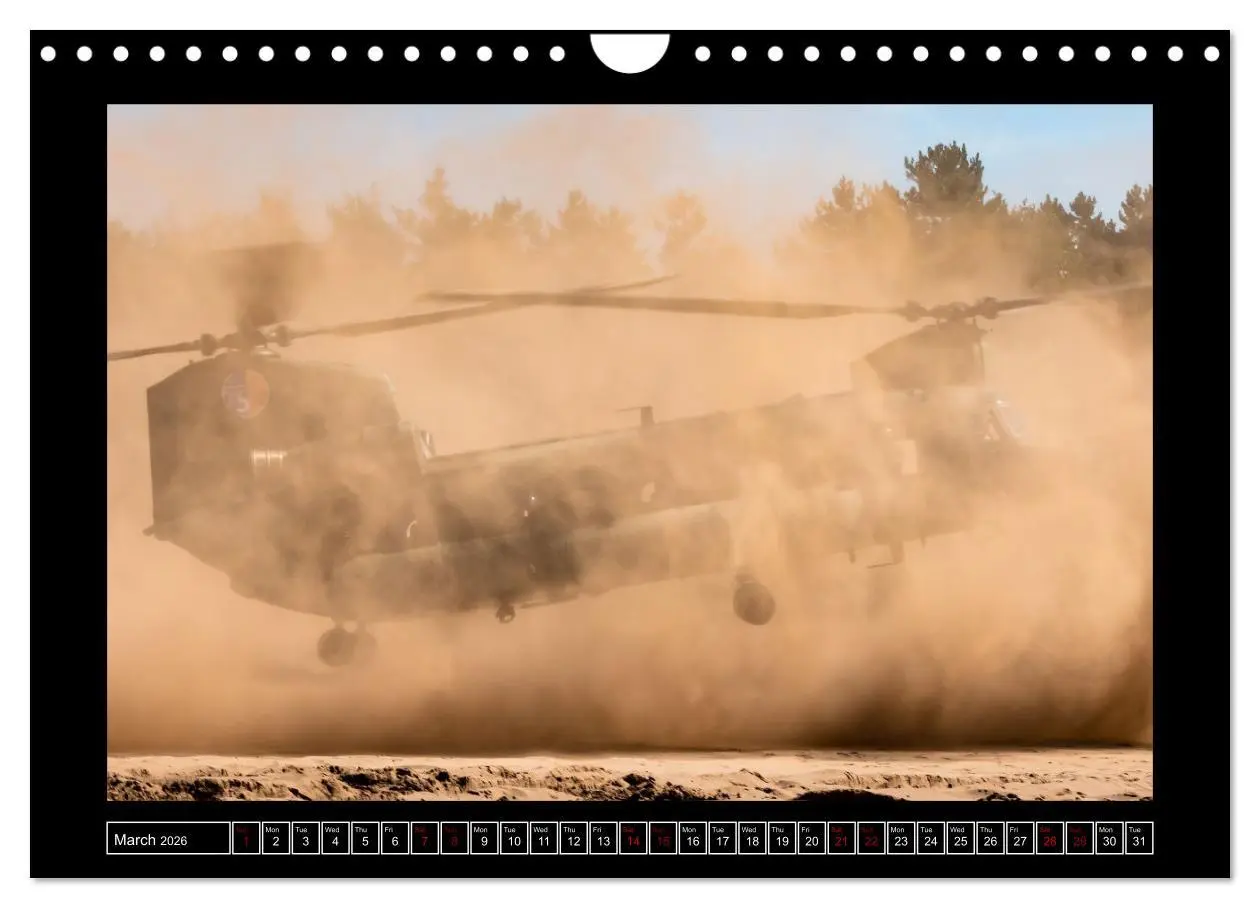 Bild: 9783516558050 | Military helicopters (Wall Calendar 2026 DIN A4 landscape),...