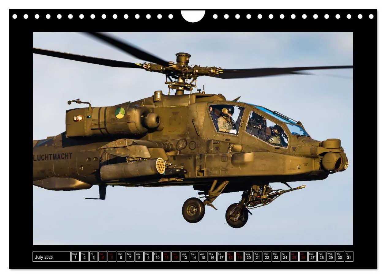 Bild: 9783516558050 | Military helicopters (Wall Calendar 2026 DIN A4 landscape),...