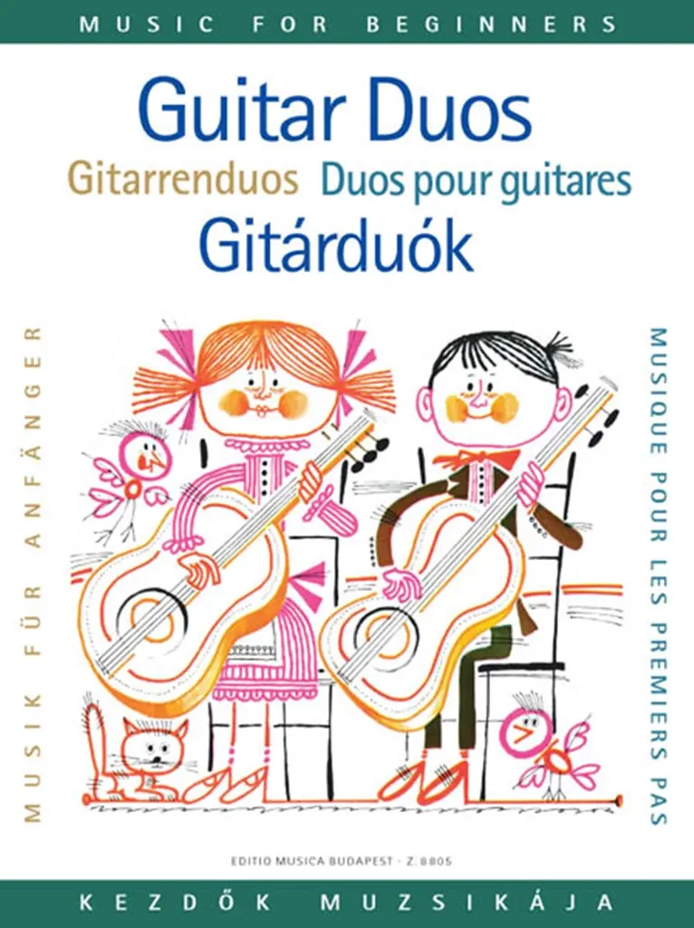 Cover: 9790080088050 | Gitarrenduos für Anfänger für 2 Gitarren | EMB Music for Beginners