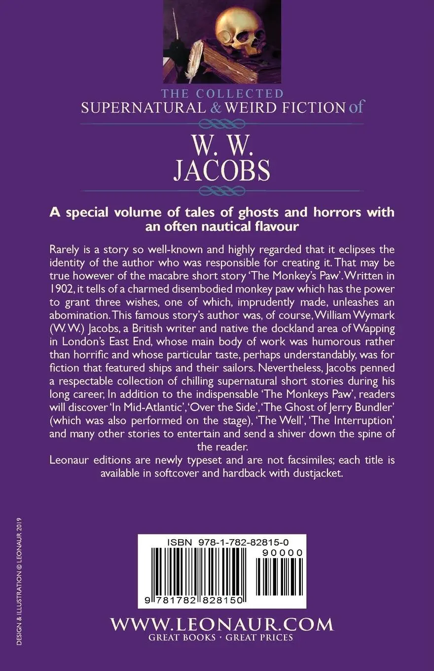 Rückseite: 9781782828150 | The Collected Supernatural and Weird Fiction of W. W. Jacobs | Jacobs