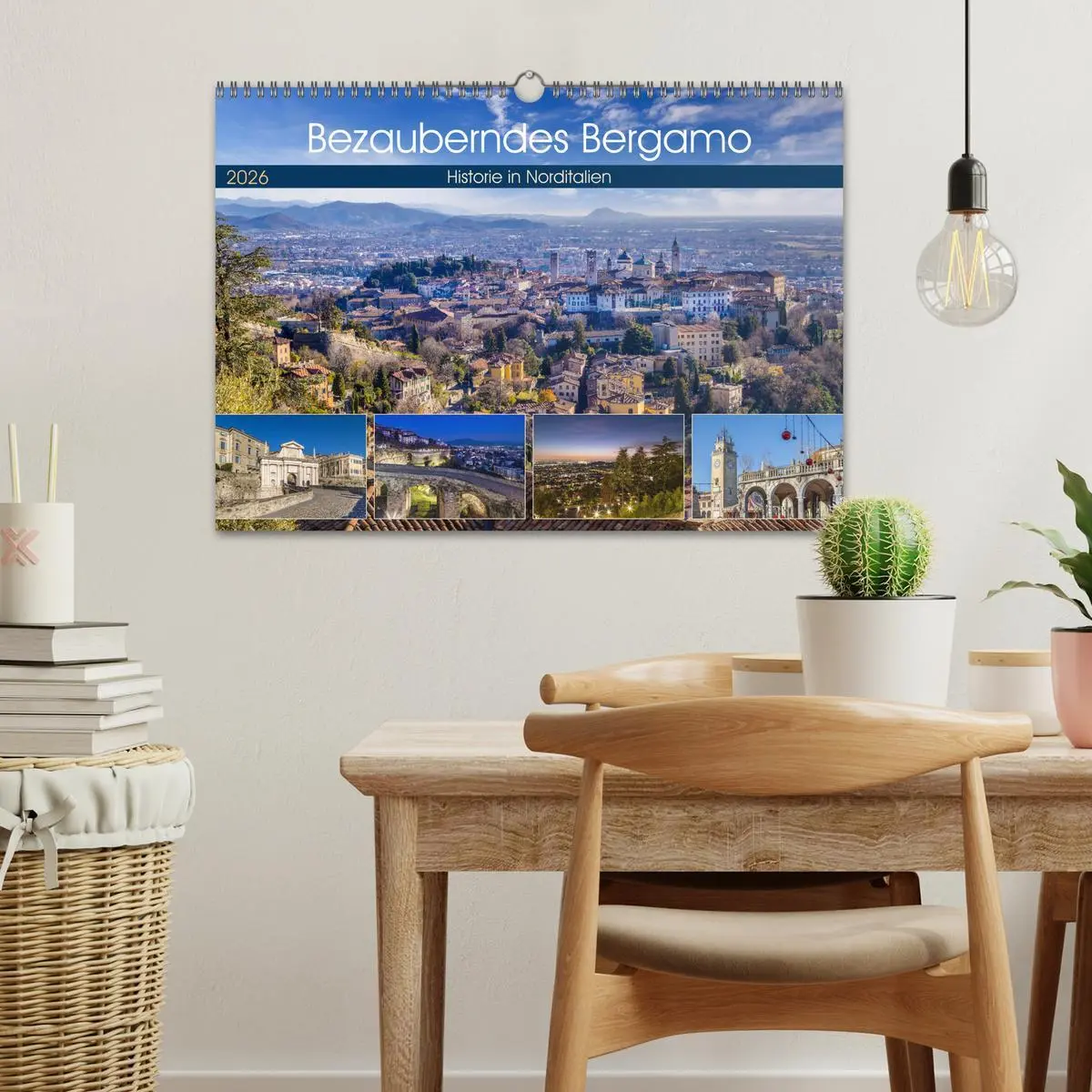 Bild: 9783457388150 | Bezauberndes Bergamo (Wandkalender 2026 DIN A3 quer), CALVENDO...