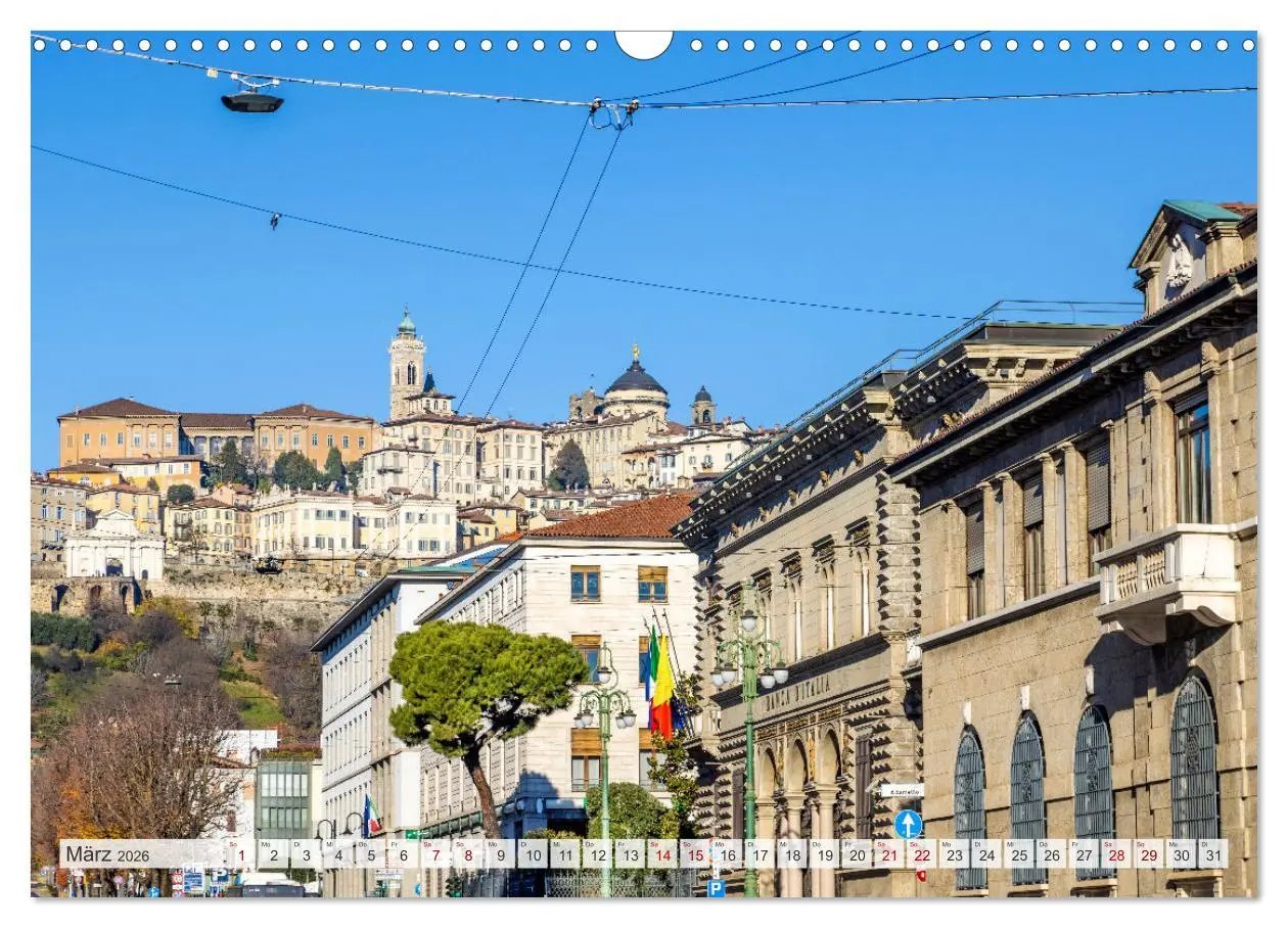 Bild: 9783457388150 | Bezauberndes Bergamo (Wandkalender 2026 DIN A3 quer), CALVENDO...