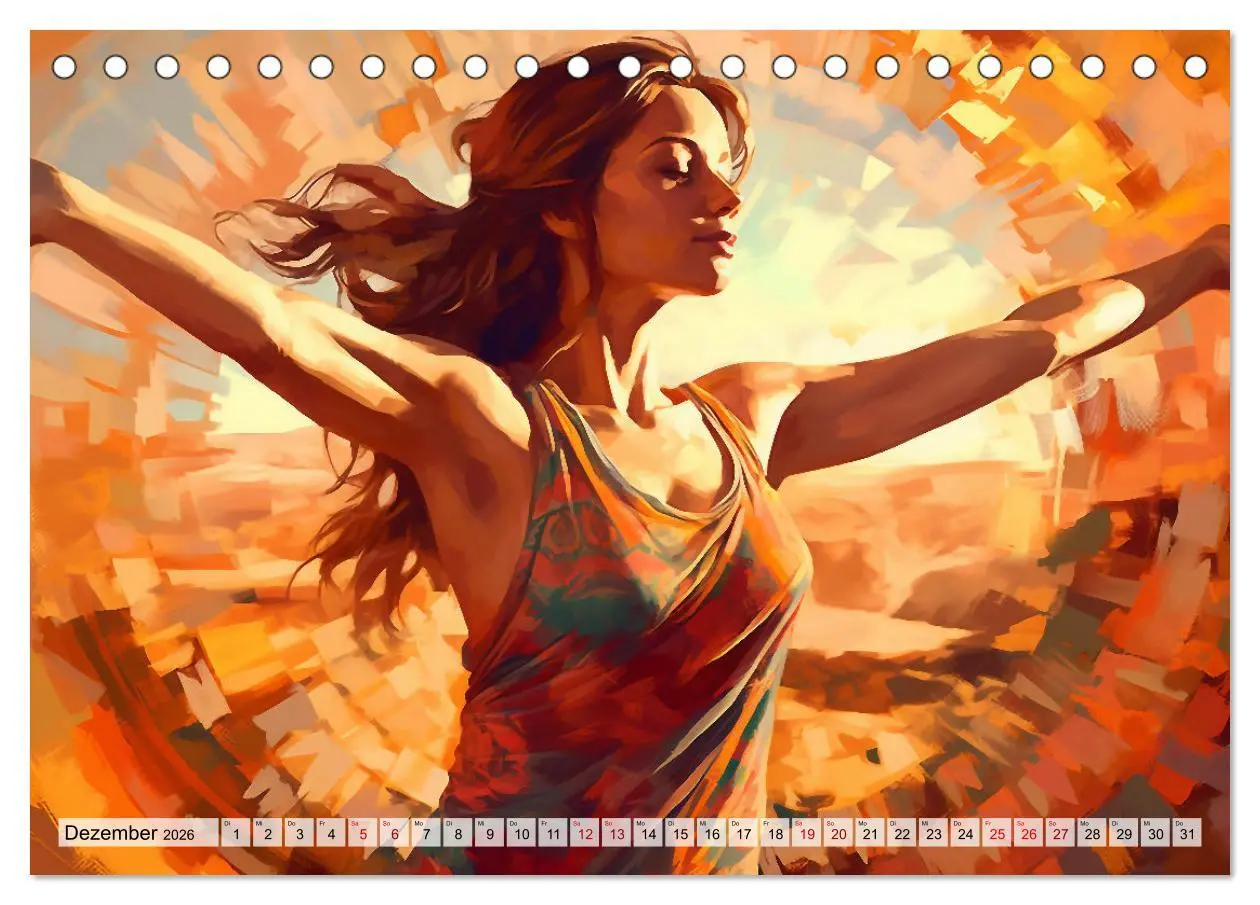 Bild: 9783457528150 | Yoga, die innere Balance (Tischkalender 2026 DIN A5 quer), CALVENDO...
