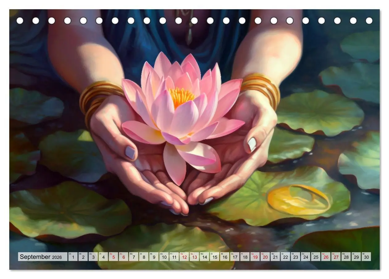 Bild: 9783457528150 | Yoga, die innere Balance (Tischkalender 2026 DIN A5 quer), CALVENDO...