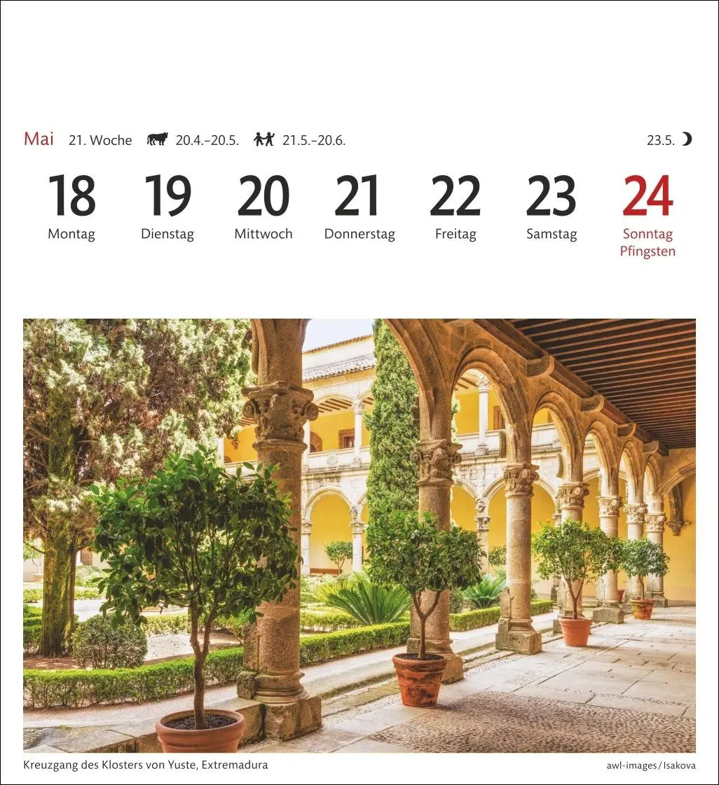 Bild: 9783840038150 | Spanien Sehnsuchtskalender 2026 - Wochenkalender mit 53 Postkarten