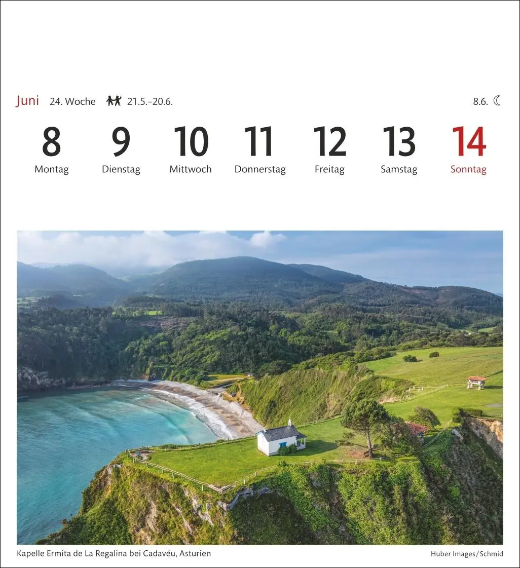 Bild: 9783840038150 | Spanien Sehnsuchtskalender 2026 - Wochenkalender mit 53 Postkarten