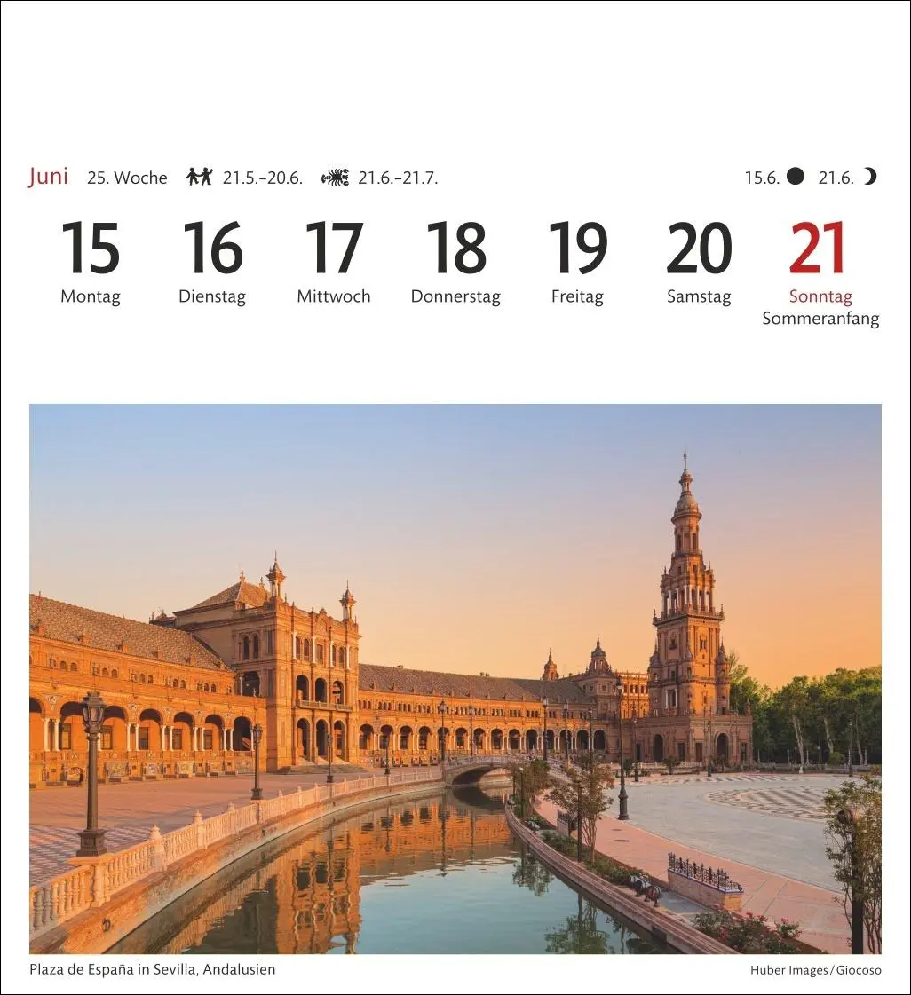 Bild: 9783840038150 | Spanien Sehnsuchtskalender 2026 - Wochenkalender mit 53 Postkarten