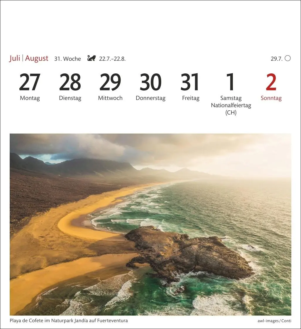 Bild: 9783840038150 | Spanien Sehnsuchtskalender 2026 - Wochenkalender mit 53 Postkarten