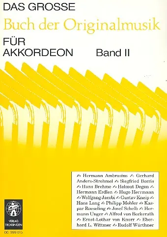 Cover: 9783920468150 | DAS GROSSE BUCH DER ORIGINALMUSIK 2 | Buch | 62 S. | Deutsch | 1998