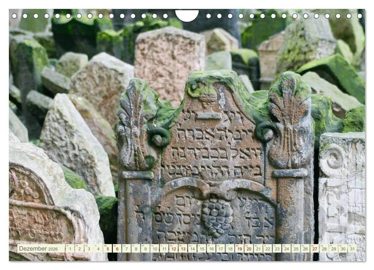 Bild: 9783457378250 | Prag. Jüdischer Friedhof und Synagogen (Wandkalender 2026 DIN A4...