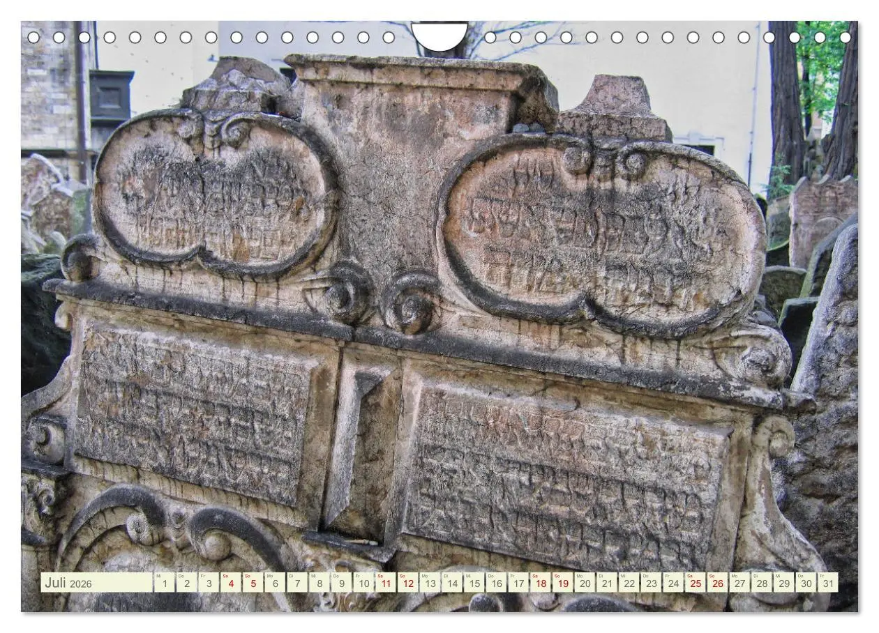 Bild: 9783457378250 | Prag. Jüdischer Friedhof und Synagogen (Wandkalender 2026 DIN A4...