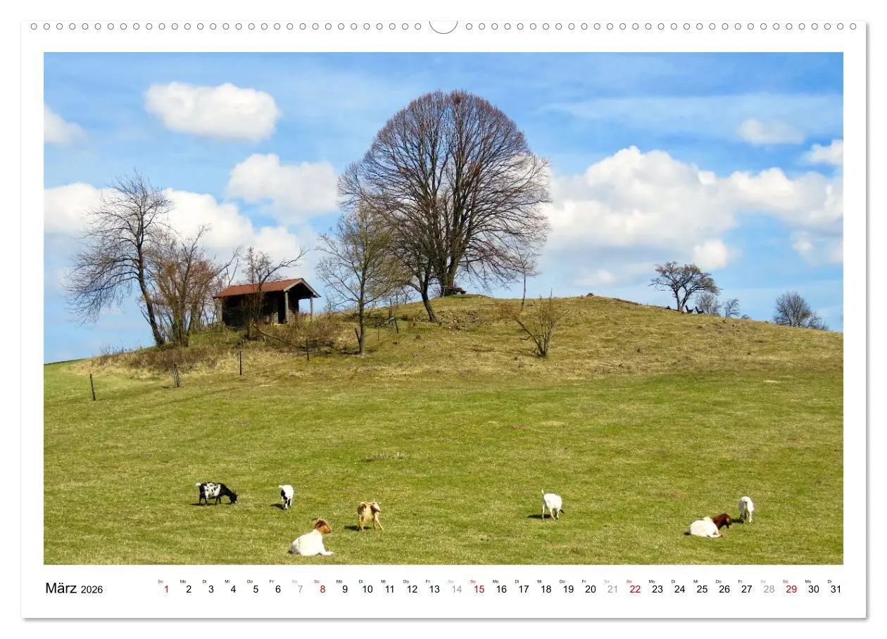 Bild: 9783457448250 | Die Heimat der Frau Holle (hochwertiger Premium Wandkalender 2026...