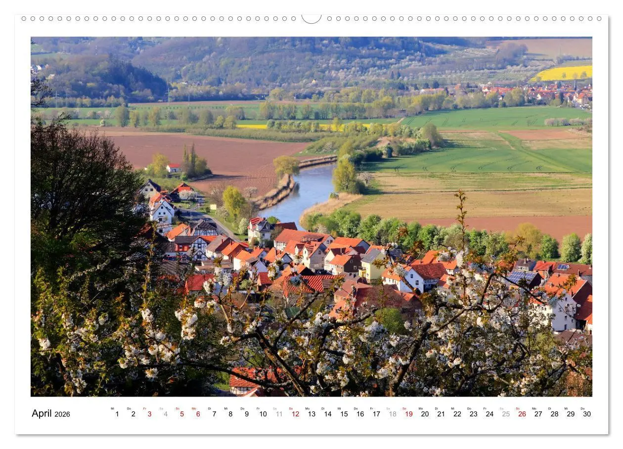 Bild: 9783457448250 | Die Heimat der Frau Holle (hochwertiger Premium Wandkalender 2026...