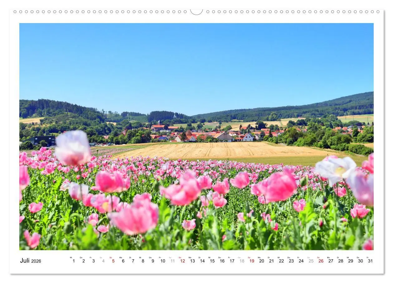 Bild: 9783457448250 | Die Heimat der Frau Holle (hochwertiger Premium Wandkalender 2026...