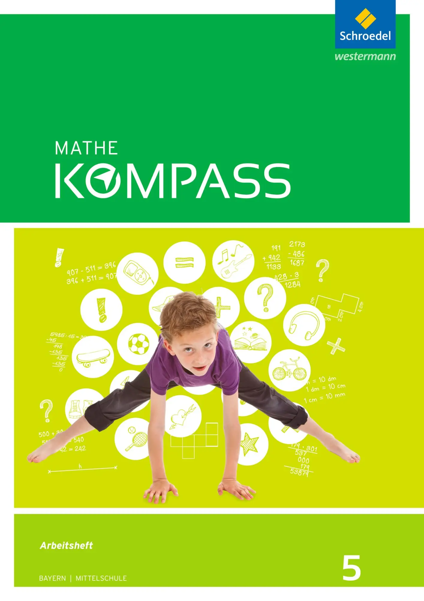 Cover: 9783507868250 | Mathe Kompass 5. Arbeitsheft mit Lösungen. Bayern | Gigl | Broschüre