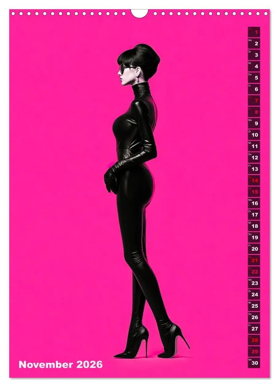 Bild: 9783516538250 | Lack und Leder - The Pink Box (Wandkalender 2026 DIN A3 hoch),...