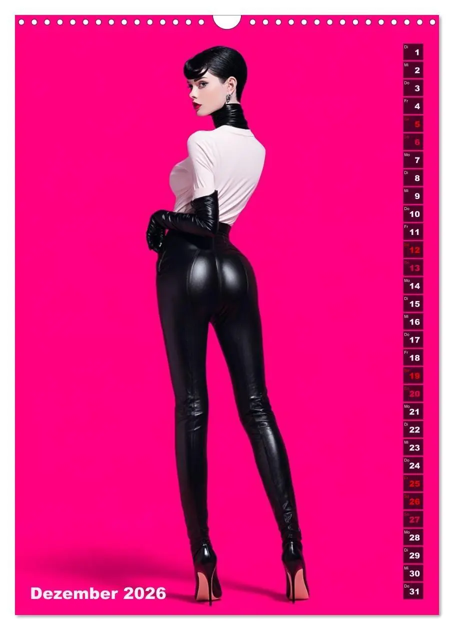 Bild: 9783516538250 | Lack und Leder - The Pink Box (Wandkalender 2026 DIN A3 hoch),...