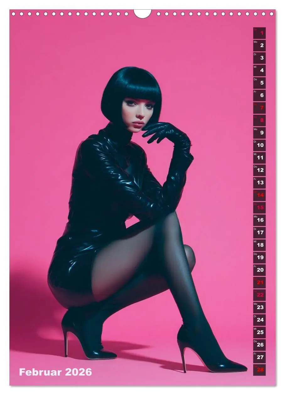 Bild: 9783516538250 | Lack und Leder - The Pink Box (Wandkalender 2026 DIN A3 hoch),...