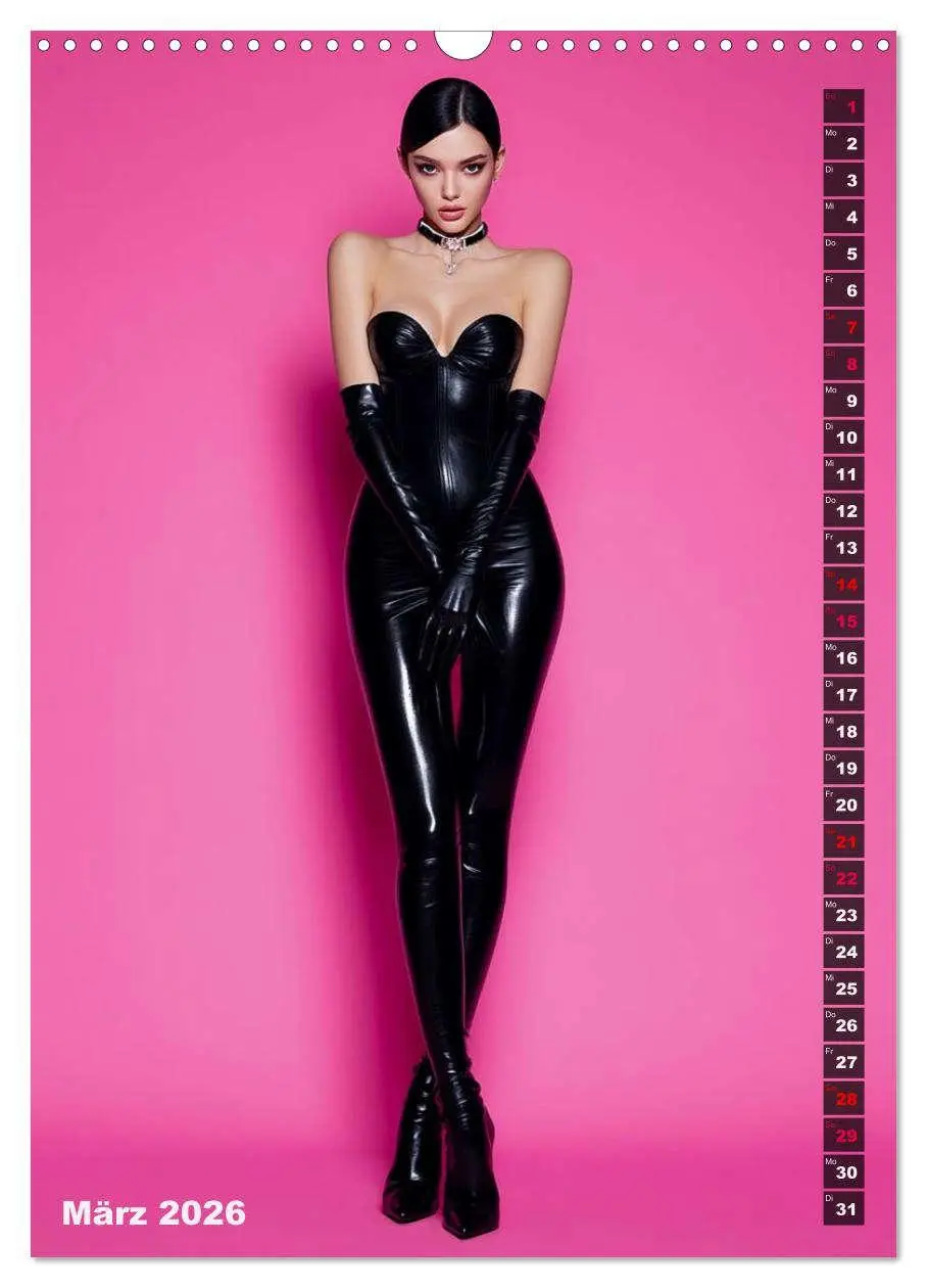 Bild: 9783516538250 | Lack und Leder - The Pink Box (Wandkalender 2026 DIN A3 hoch),...