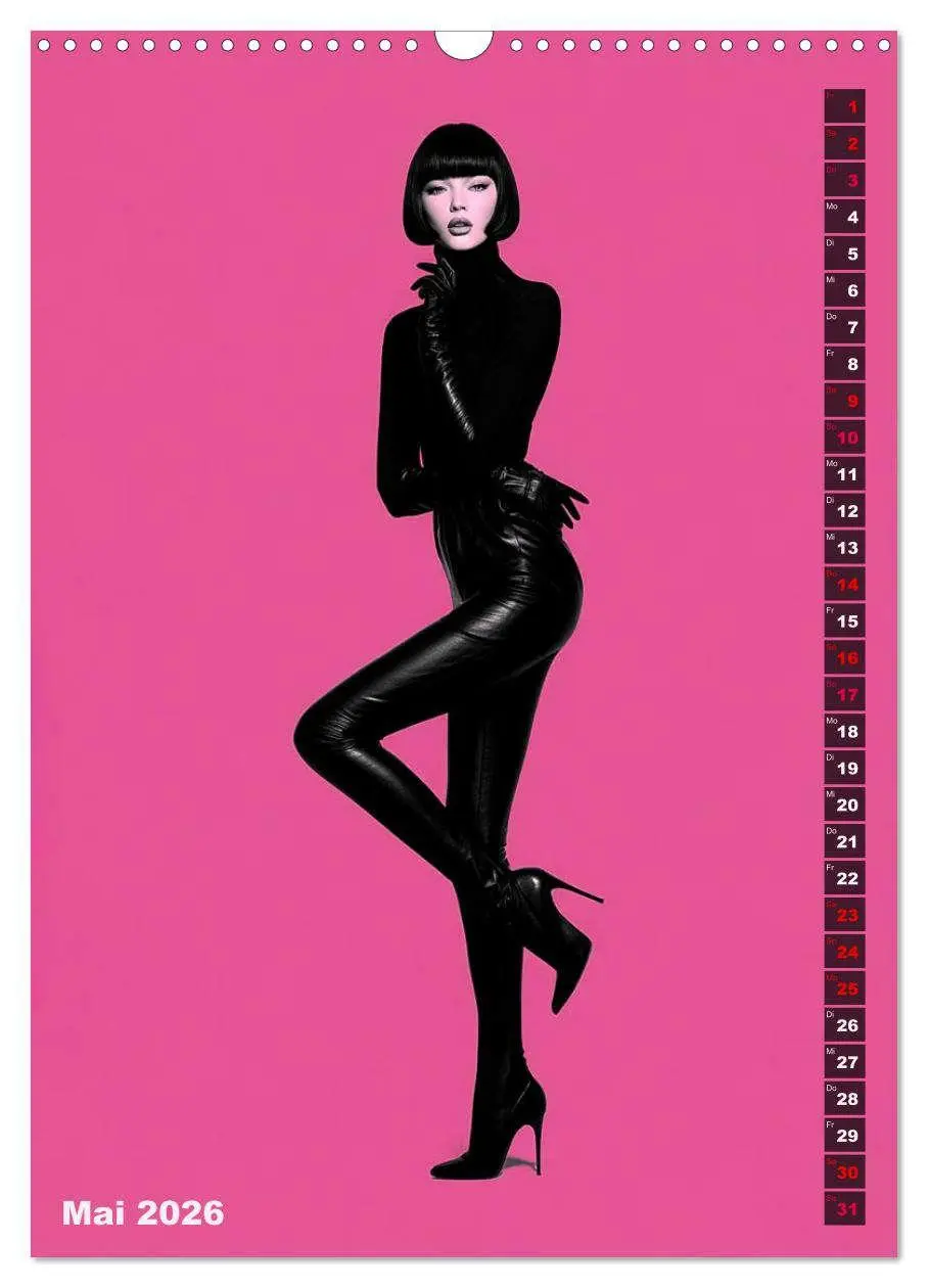 Bild: 9783516538250 | Lack und Leder - The Pink Box (Wandkalender 2026 DIN A3 hoch),...