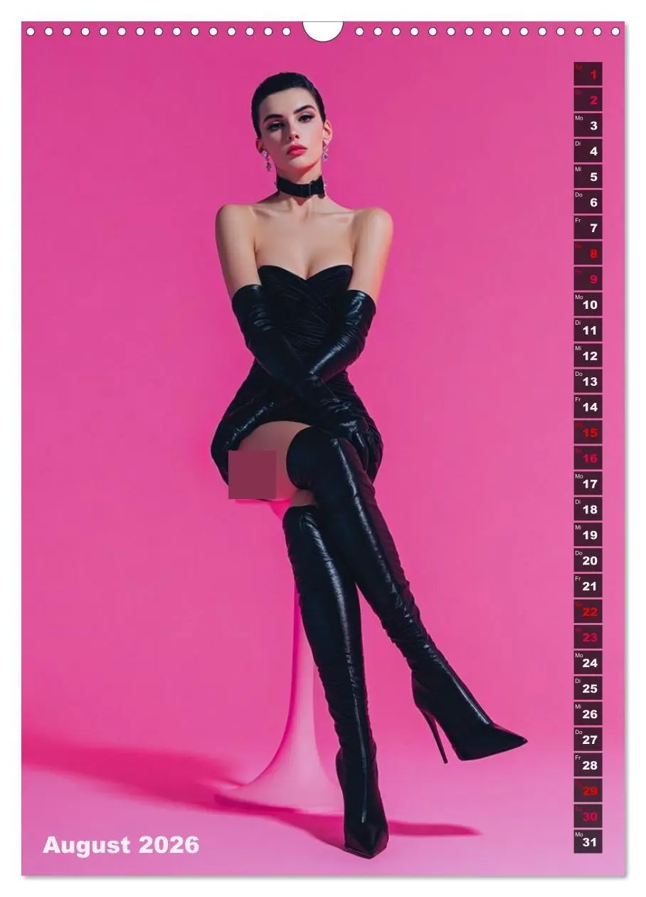 Bild: 9783516538250 | Lack und Leder - The Pink Box (Wandkalender 2026 DIN A3 hoch),...