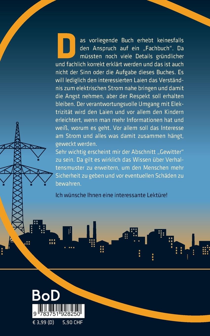 Rückseite: 9783751928250 | Elektrizität und Gewitter | Übersicht für Interessierte | Hanitzsch