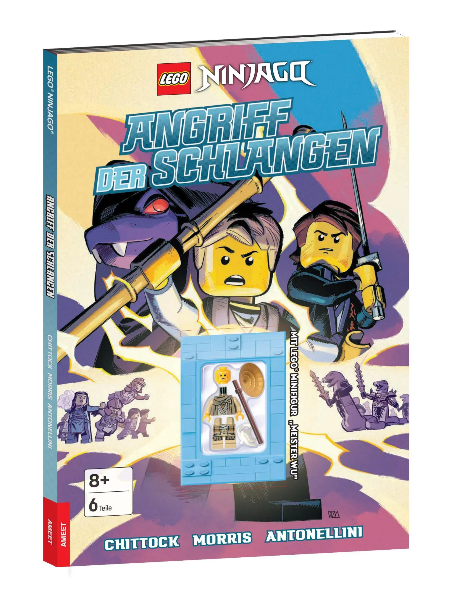 Cover: 9788325348250 | LEGO® NINJAGO® - Angriff der Schlangen | mit Minifigur "Meister Wu"