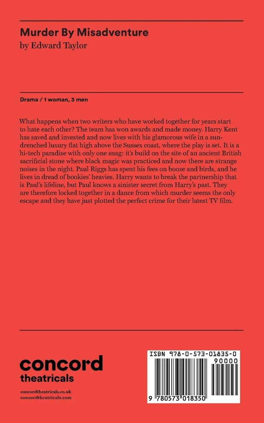 Rückseite: 9780573018350 | Murder by Misadventure | Edward Taylor | Taschenbuch | Englisch | 2015