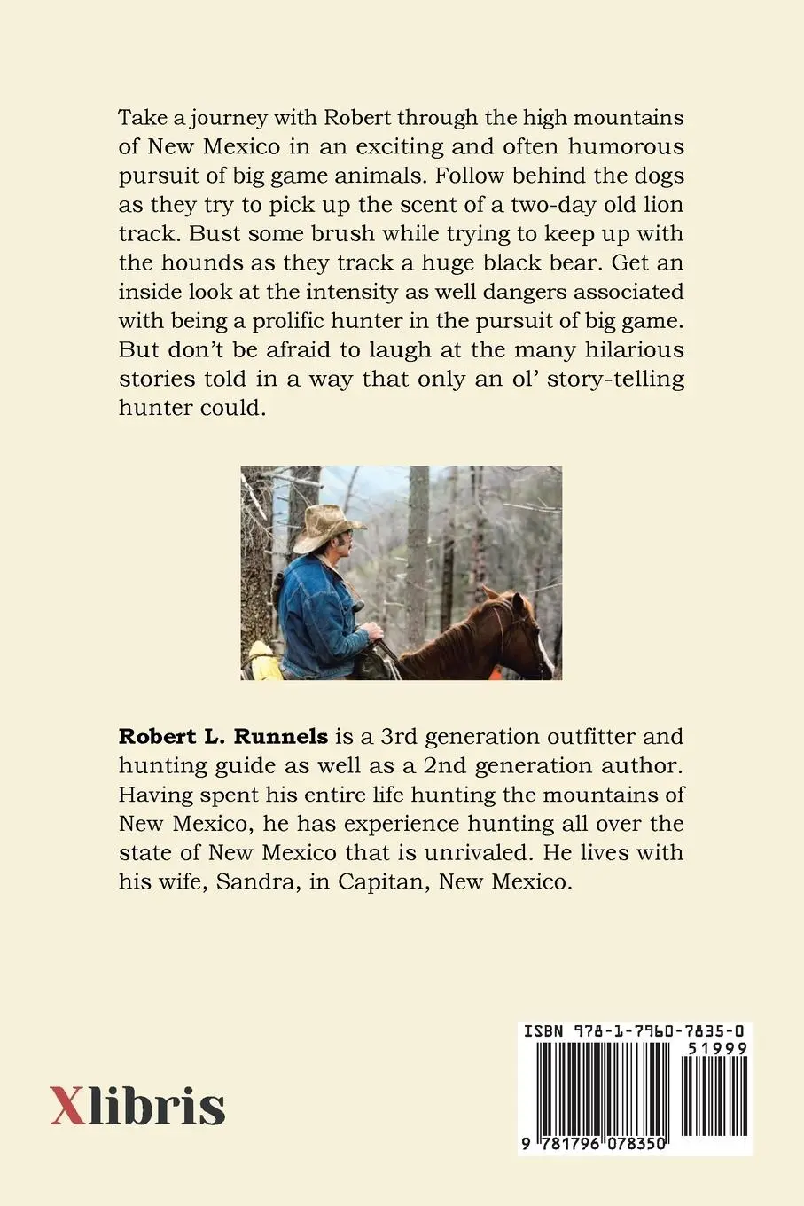 Rückseite: 9781796078350 | Hunting Tales from The Mountains of New Mexico | Robert L. Runnels