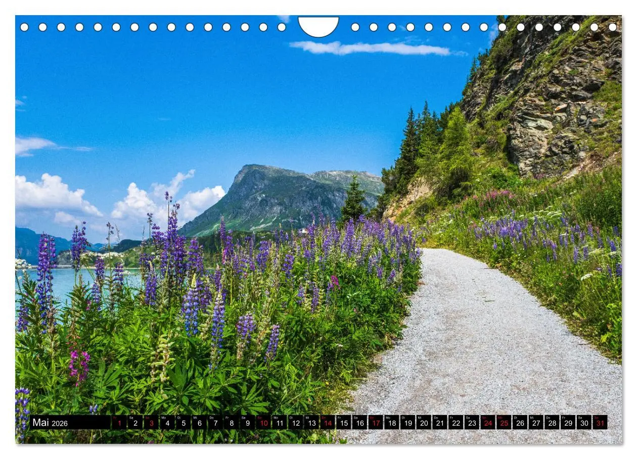 Bild: 9783457678350 | Wanderparadies Montafon (Wandkalender 2026 DIN A4 quer), CALVENDO...