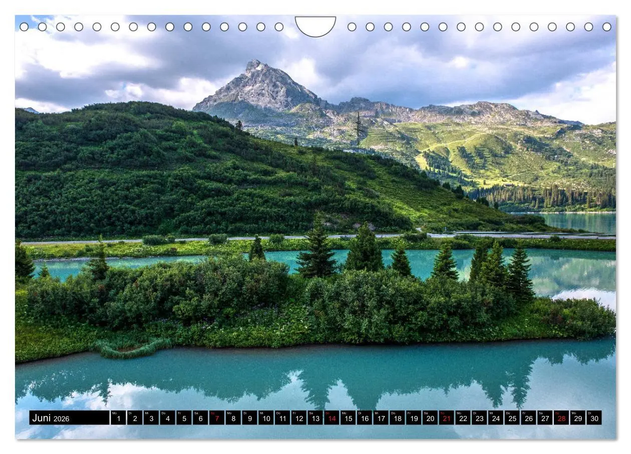 Bild: 9783457678350 | Wanderparadies Montafon (Wandkalender 2026 DIN A4 quer), CALVENDO...