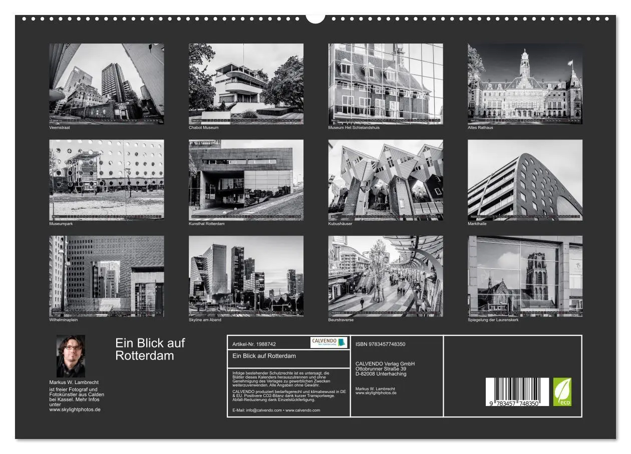 Bild: 9783457748350 | Ein Blick auf Rotterdam (hochwertiger Premium Wandkalender 2026 DIN...