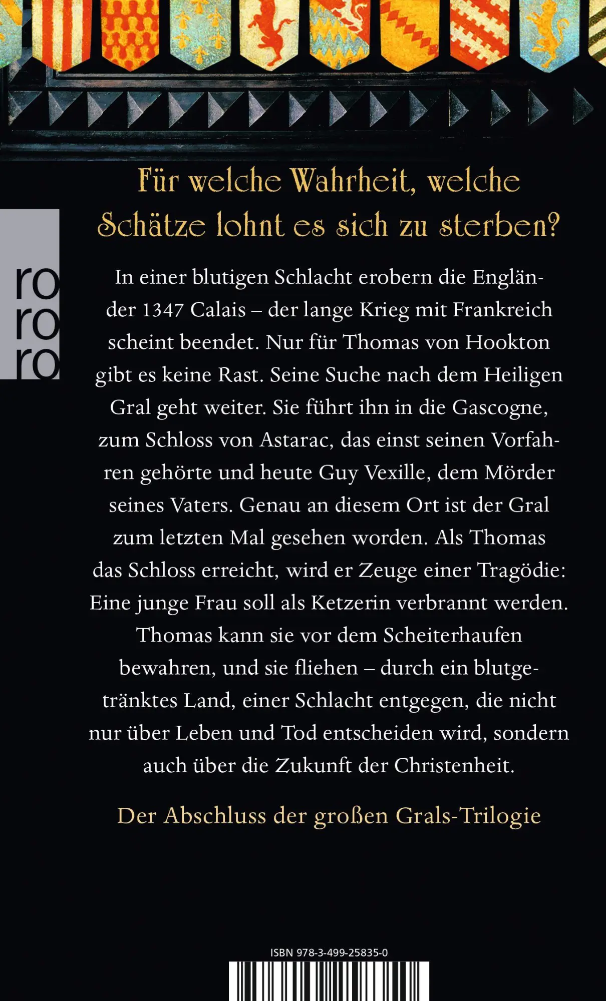 Rückseite: 9783499258350 | Der Erzfeind | Historischer Roman | Bernard Cornwell | Taschenbuch