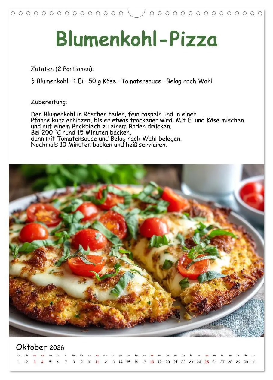 Bild: 9783516698350 | Low Carb - Rezepte ohne Kohlenhydrate zum Abnehmen (Wandkalender...