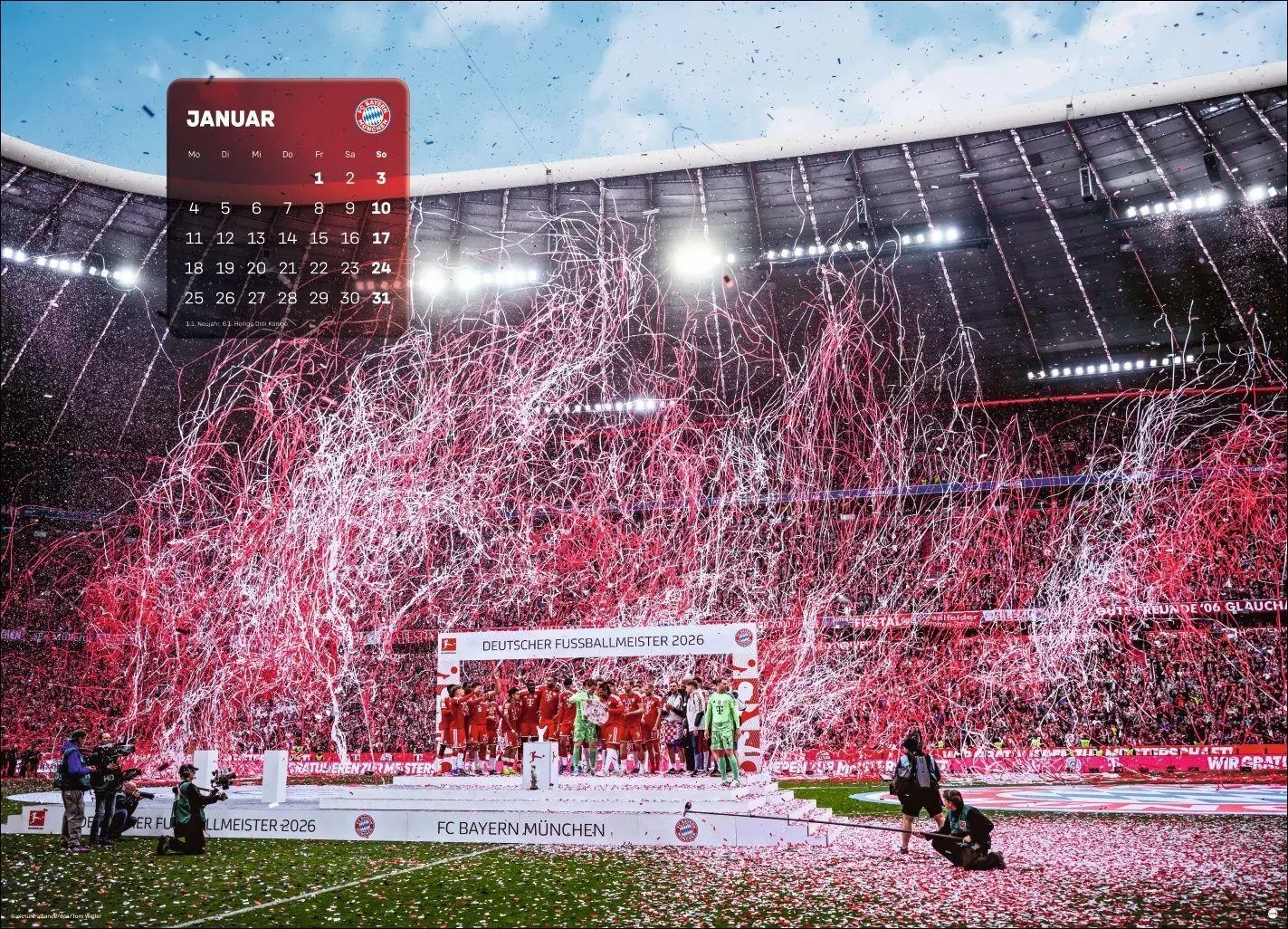 Bild: 9783756418350 | FC Bayern München Edition Kalender 2027 | Kalender | 14 S. | Deutsch