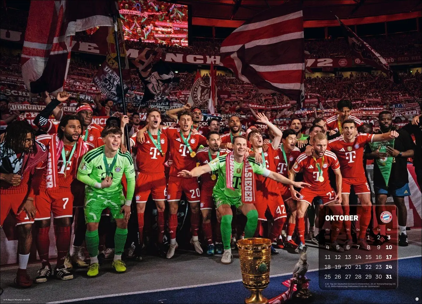 Bild: 9783756418350 | FC Bayern München Edition Kalender 2027 | Kalender | 14 S. | Deutsch