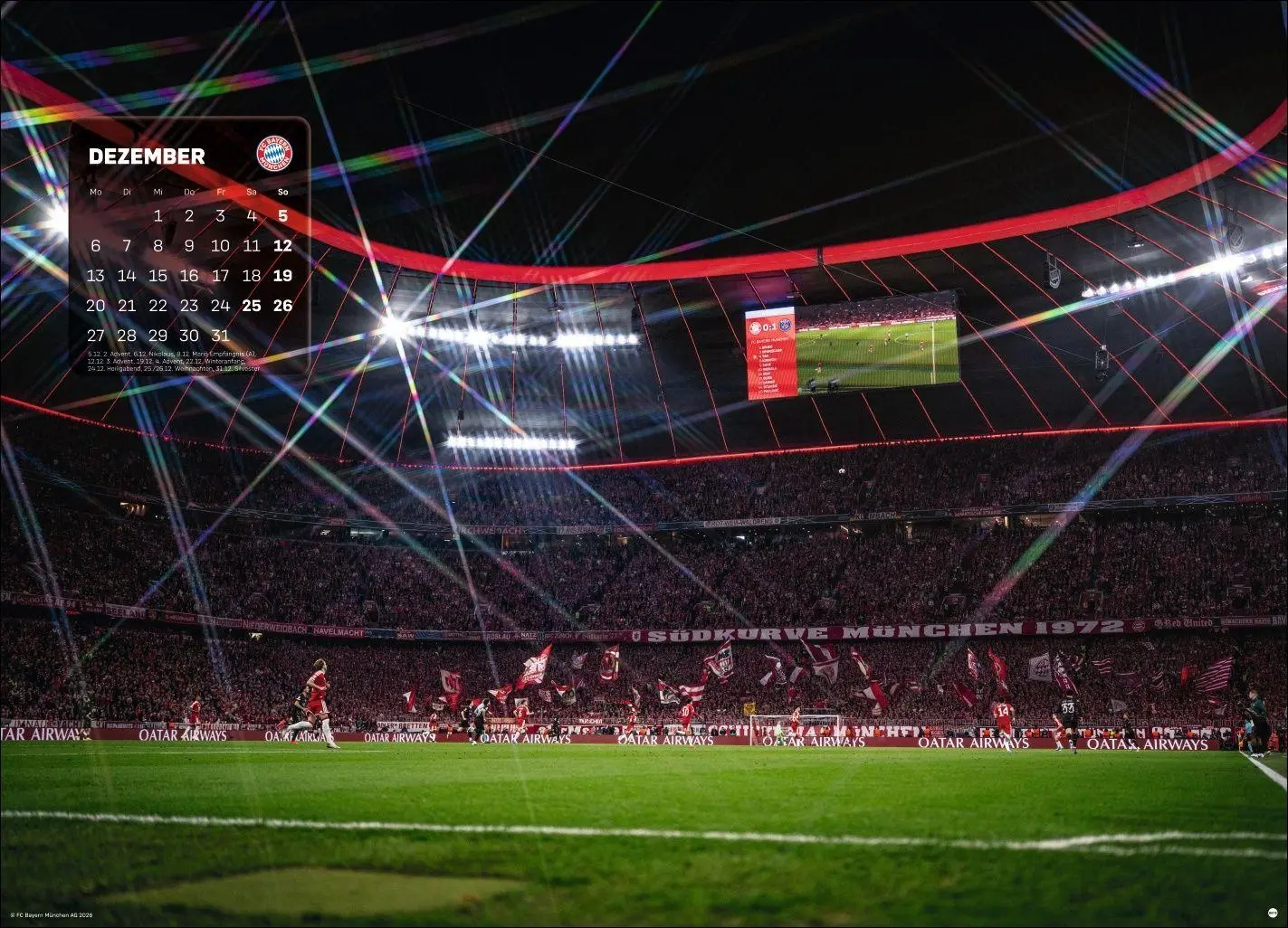 Bild: 9783756418350 | FC Bayern München Edition Kalender 2027 | Kalender | 14 S. | Deutsch