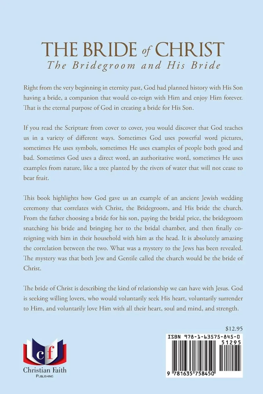Rückseite: 9781635758450 | The Bride Of Christ | The Bridegroom and His Bride | Hussey | Buch