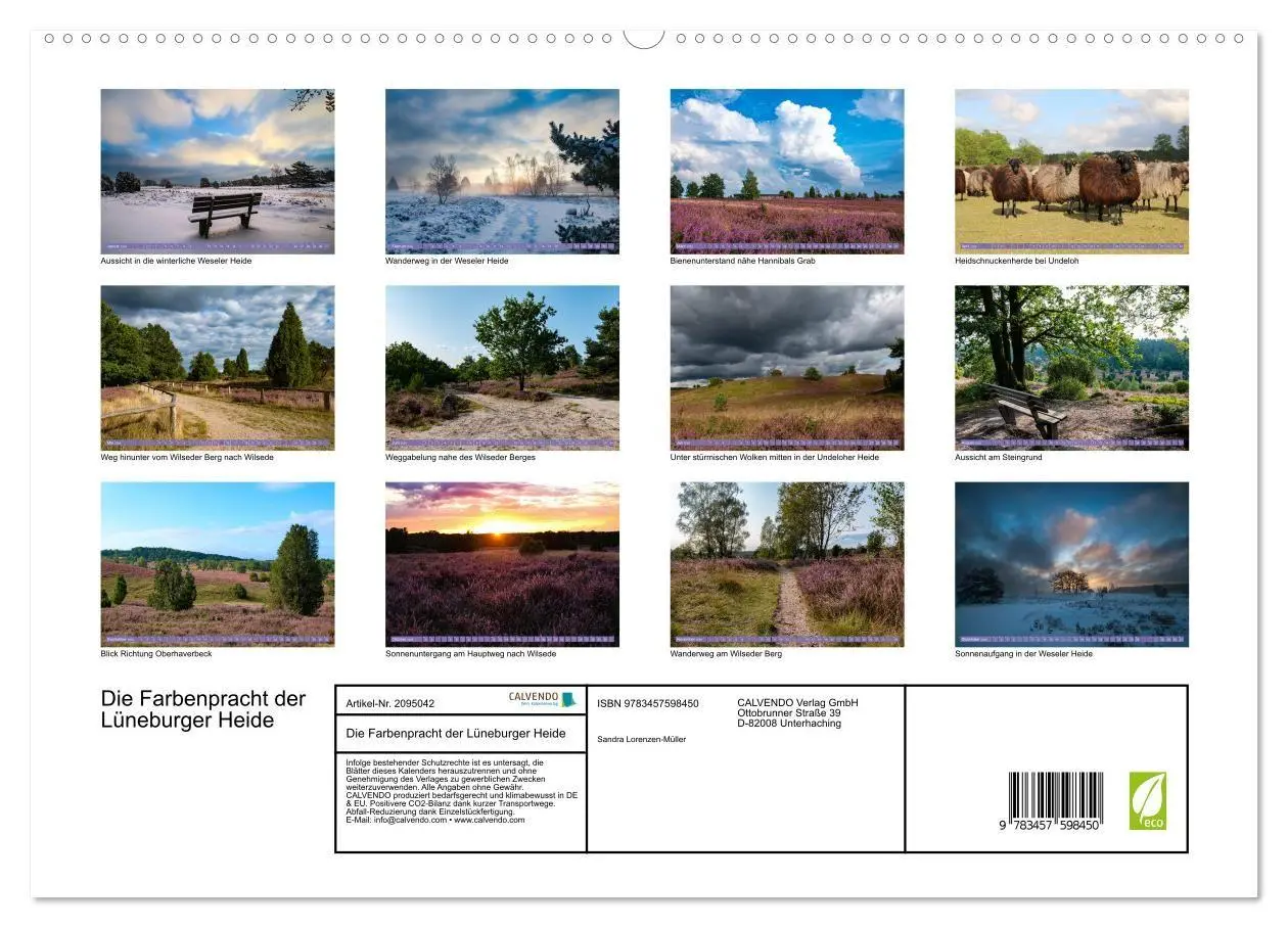 Bild: 9783457598450 | Die Farbenpracht der Lüneburger Heide (hochwertiger Premium...