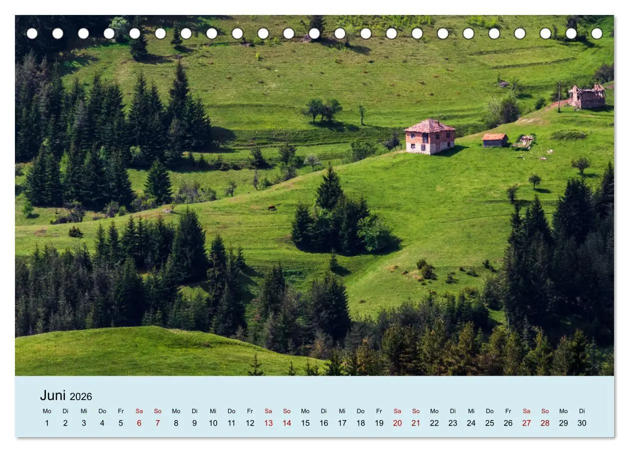 Bild: 9783457668450 | Unbekanntes Bulgarien (Tischkalender 2026 DIN A5 quer), CALVENDO...