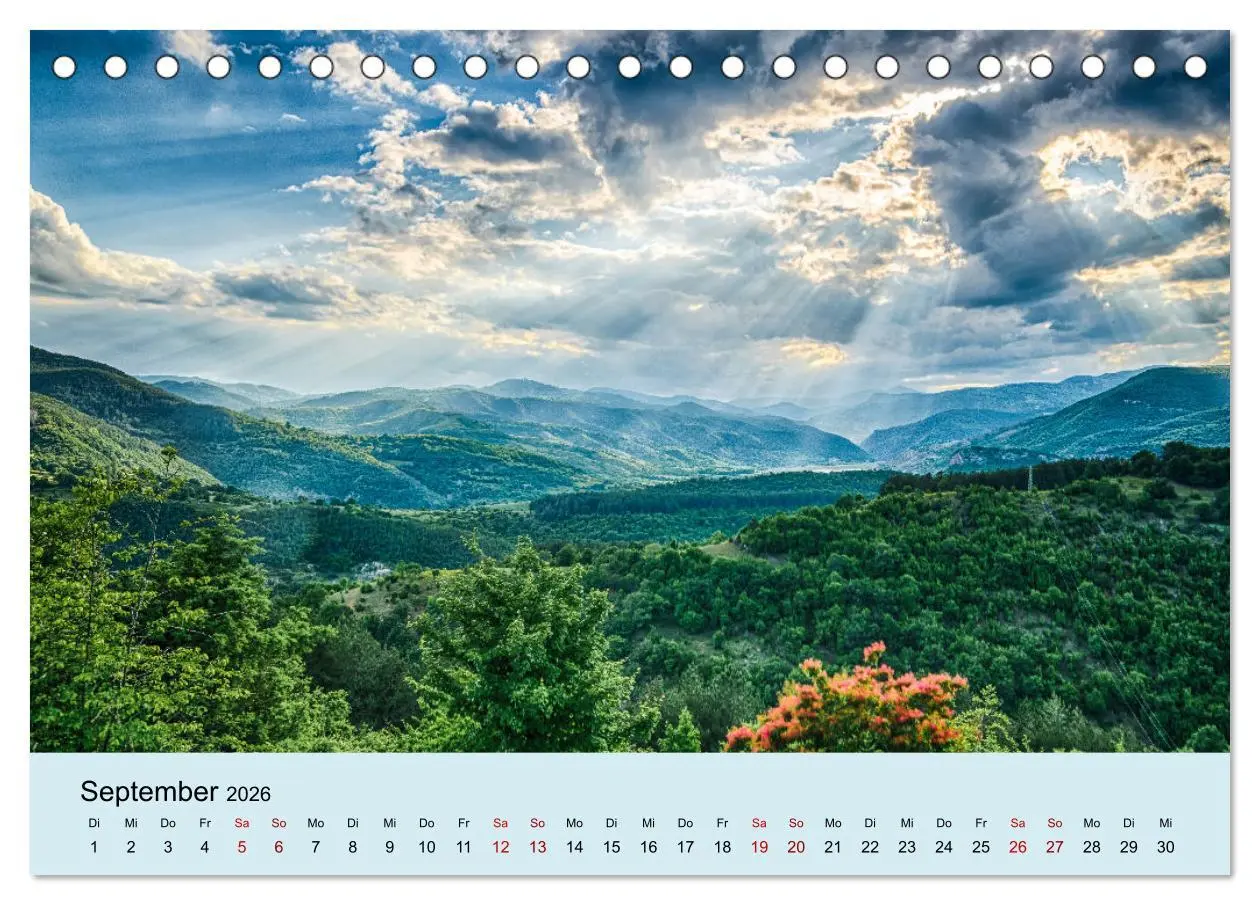 Bild: 9783457668450 | Unbekanntes Bulgarien (Tischkalender 2026 DIN A5 quer), CALVENDO...