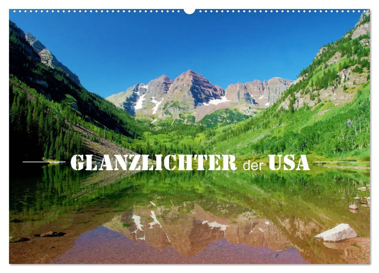 Cover: 9783457808450 | Glanzlichter der USA (Wandkalender 2026 DIN A2 quer), CALVENDO...