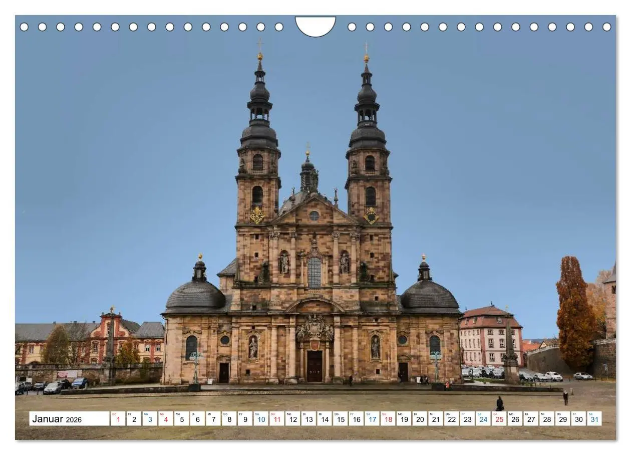 Bild: 9783457978450 | Fulda - die Barockstadt (Wandkalender 2026 DIN A4 quer), CALVENDO...
