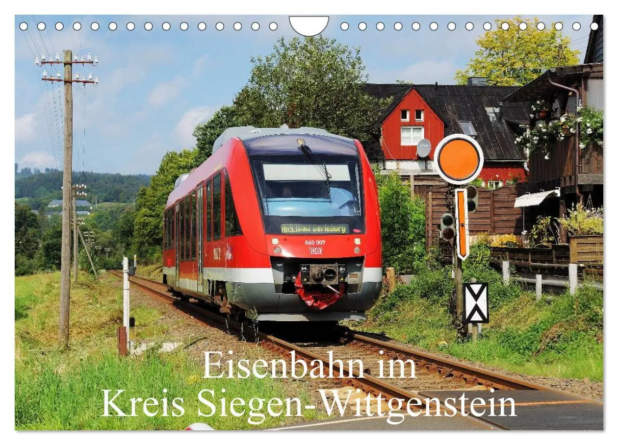 Cover: 9783516068450 | Eisenbahn im Kreis Siegen-Wittgenstein (Wandkalender 2026 DIN A4...