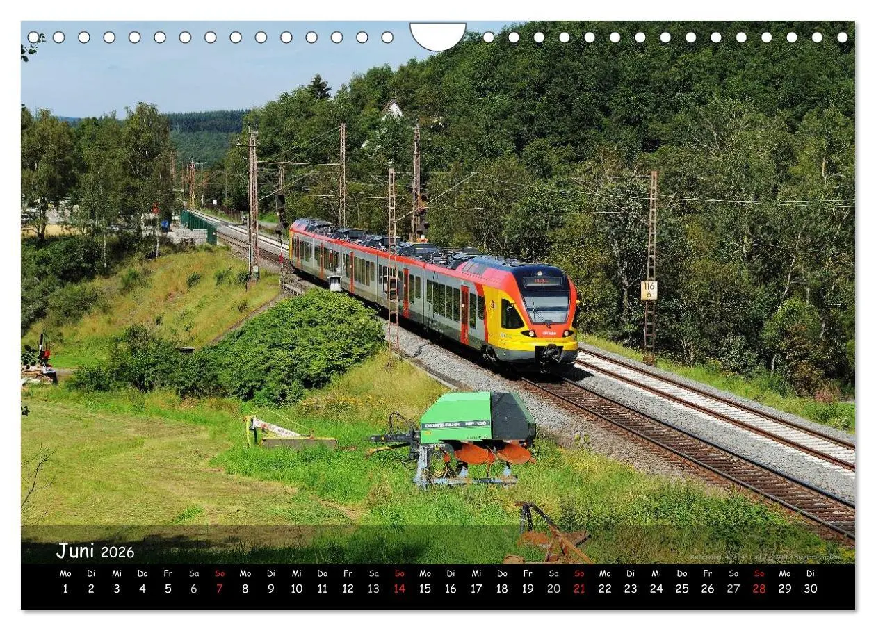 Bild: 9783516068450 | Eisenbahn im Kreis Siegen-Wittgenstein (Wandkalender 2026 DIN A4...